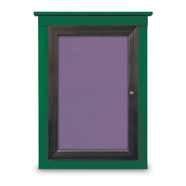 Sliding Glass Enclosed Letterboard, 96"x4